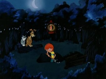 Стоп-кадр из мультфильма «Трое из Простоквашино».